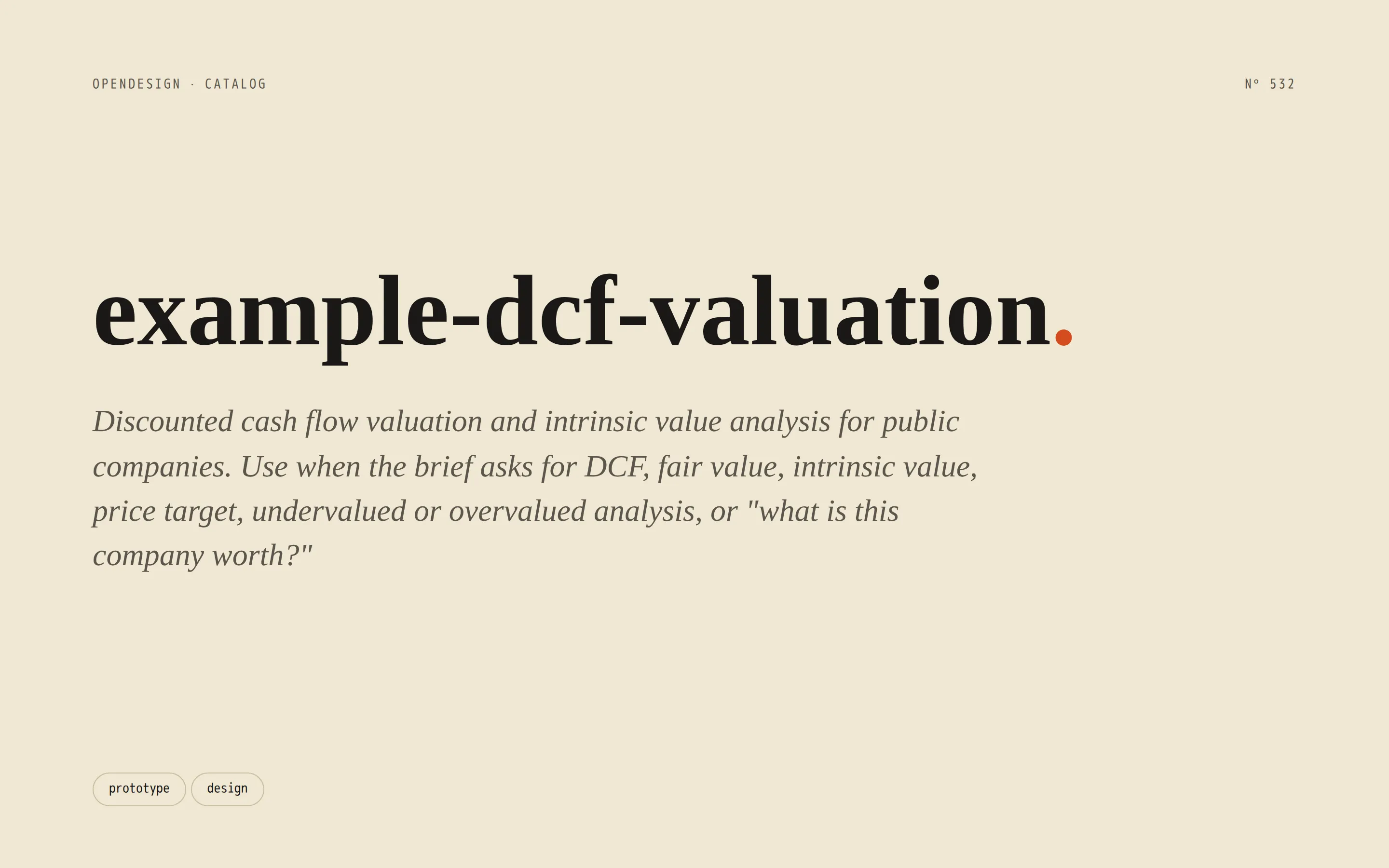 Dcf Valuation preview