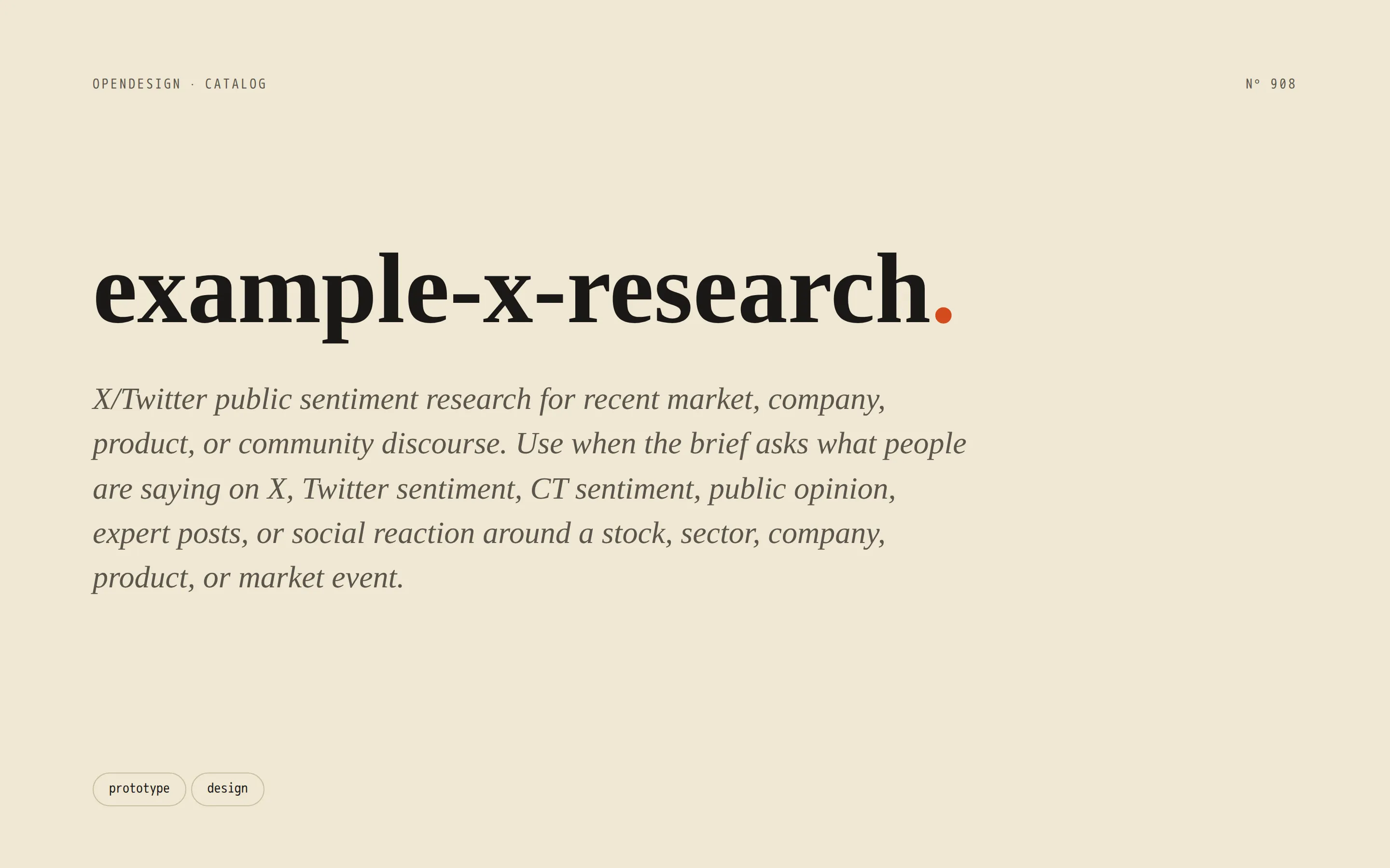 X Research preview